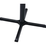 vidaXL Noga za bistro mizo črna 76x76x107 cm lito železo | Shoptok.si