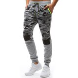 DStreet Spodnie męskie dresowe camo szare | shoptok.hr