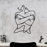 Wallity zidna dekoracija Felicidad, 40x54cm, Crna | ePonuda.com
