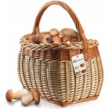 KADAX Pletena košara za gobe, nakupovanje, piknik, sadje, pletena, velika, eko, (5000357119) | Shoptok.si