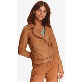 Top Secret Brown Women's Leatherette Jacket - Women cene