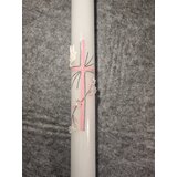  Krstne sveče s križcem in golobčkom v roza barvi KRSV 204-01 | Shoptok.si