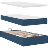  Otomanski krevet s madracem i LED plavi 100x200 cm tkanine | shoptok.hr