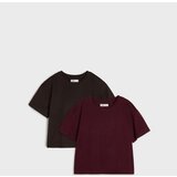 Sinsay Pamučne majice 2 pack | shoptok.hr