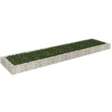 vidaXL Visoka greda gabion pocinkano jeklo 400x100x20 cm Cene