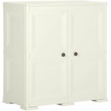  Plastični ormarić 79 x 43 x 85,5 cm izgled drva boja vanilije | shoptok.hr