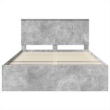  Konstrukcija postelje Beton 140 x 200 cm Masivno borovo les, (5000103405) | Shoptok.si