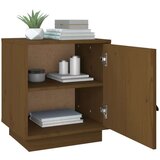  Nočna omarica 2 kosa medeno rjava 40x34x45 cm trdna borovina, (20733450) | Shoptok.si