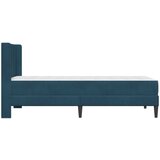  Okvir kreveta s madracem s uzglavljem Plava 90 x 200 cm Baršun | shoptok.hr
