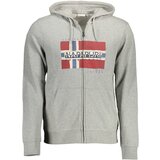 Napapijri SWEATSHIRT WITH ZIP MAN GRAY Cene