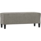  Klupa svjetlosiva 100 x 35 x 41 cm baršunasti | shoptok.hr