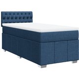 vidaXL Krevet s oprugama i madracem plavi 80x200 cm od tkanine | shoptok.hr