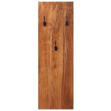  Zidne vješalice za kapute 2 kom 36x3x110 cm od bagremovog drva | shoptok.hr