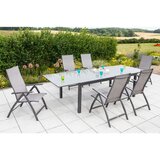 Gardenson Vrtni Set Vicenza, 7-Delni, Raztegljiva Miza | Shoptok.si