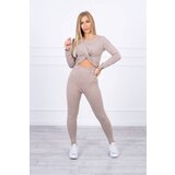 Kesi Set with ruffles on a beige blouse | shoptok.hr