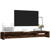  Stalak za monitor boja dimljenog hrasta 100 x 24 x 13 cm drveni | Eponuda.ba