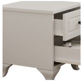 Hanah home noćni ormarić mat bela bpoja rb 058 | ePonuda.com