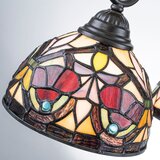  Quoizel QZ-LARISSA-3P-CH - Luster na lancu Tiffany LARISSA 3xE27/60W/230V | Eponuda.com