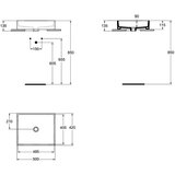 Ideal Standard K077601 Strada 50 x 42 cm pravokotni nadpultni umivalnik | Shoptok.si