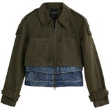 Desigual Jeans jakne CHAQ_TROPEZ 25WWEW54 Zelena | Shoptok.si