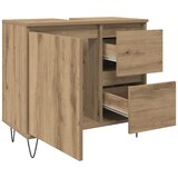  Kupaonski ormarić za umivaonik boja hrasta 65x33x60 cm drveni | shoptok.hr