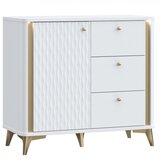  Komoda FORREST HILLS 221 (bijela/zlatna) | shoptok.hr