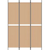  3-panelni pregradni zid Bež 150 x 220 cm Tkanina | Eponuda.com