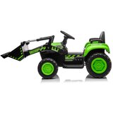 Lean_Toys Baterijski traktor z žlico in prikolico zelena | Shoptok.si