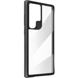 3mk samsung galaxy S23 ultra shockproof case military standard, satin armor case - black outline clear back, (20651277) | Shoptok.si