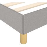  Okvir za krevet bez madraca svjetlosivi 200 x 200 cm od tkanine | shoptok.hr