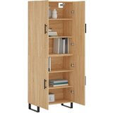  Visoka komoda hrasta sonome 69,5x34x180cm od konstruiranog drva | shoptok.hr