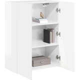 TV zidni ormar Zidne Visoki sjaj bijela 59 5 x 31 x 80 cm | shoptok.hr