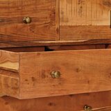  Komoda s ladicama Prirodna 55 x 30 x 90 cm Čvrsto drvo akacije | shoptok.hr