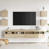  Zidni TV ormarići 4 kom boja hrasta sonome 30,5 x 30 x 30 cm | Eponuda.com