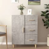  Komoda siva boja betona 69 5x34x90 cm od konstruiranog drva Cijene