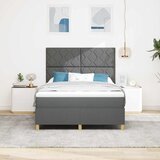  Krevet s opruga kutije Tamno siva 160 x 200 cm tkanina | shoptok.hr