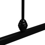  Za krevet crni metalni 100 x 200 cm | shoptok.hr