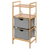 Wenko stalak s dvije ladice i okvirom od bambusa Bamboo | shoptok.hr
