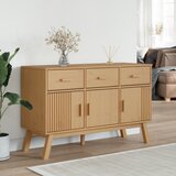  Komoda OLDEN smeđa 114 x 43 x 73,5 cm od masivne borovine | shoptok.hr