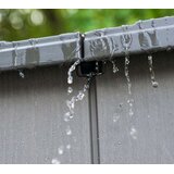 Lifetime Idaho | Plastična vrtna kućica s podom | Tamno siva | 2x5 m | shoptok.hr