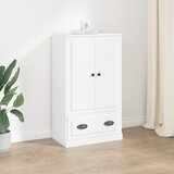 The Living Store Visoka omara bela 60x35,5x103,5 cm inženirski les - Visoka Omarica, (21435207) Cene