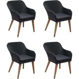 5-dijelni vrtni blagovaonski set crni | shoptok.hr