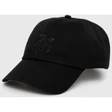 Vilebrequin Bombažna bejzbolska kapa CAPSUN črna barva, CSNU2401