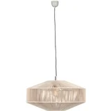 Japandi hanglamp bruin touw 61cm - Svea