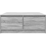  Stol za kavu s ladicama sivog sonome 100x100x40 cm | shoptok.hr