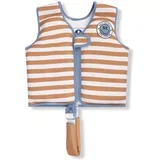 plavalni jopič Brown White Striped 2-3 leti