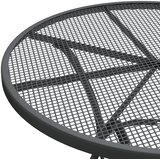  Vrtni stol od ekspandirane metalne mreže Ø 80 x 72 cm antracit | shoptok.hr