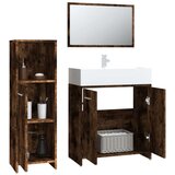  3-dijelni set kupaonskog namještaja boja hrasta drveni | shoptok.hr