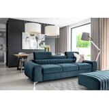 ELTAP Plava baršunasti sklopiva sofa 261 cm Laurence – | shoptok.hr