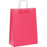  Papirnate vrećice 50 kom s ručkama ružičaste 26x12x35 cm | shoptok.hr